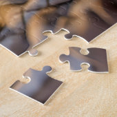 Cat lounging on couch with blanket and lamp puzzle (Seite)