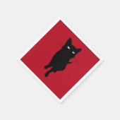 Cat Love Dinner Party Serviette (Ecke)