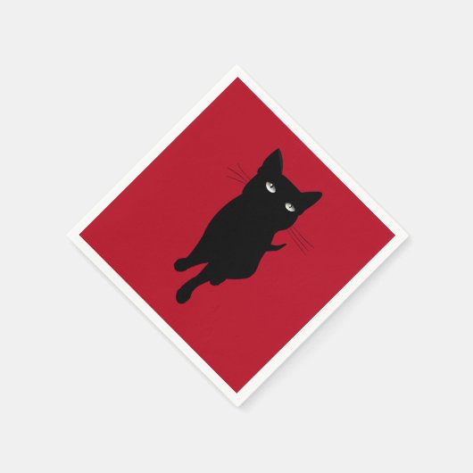 Cat Love Dinner Party Serviette (Ecke)