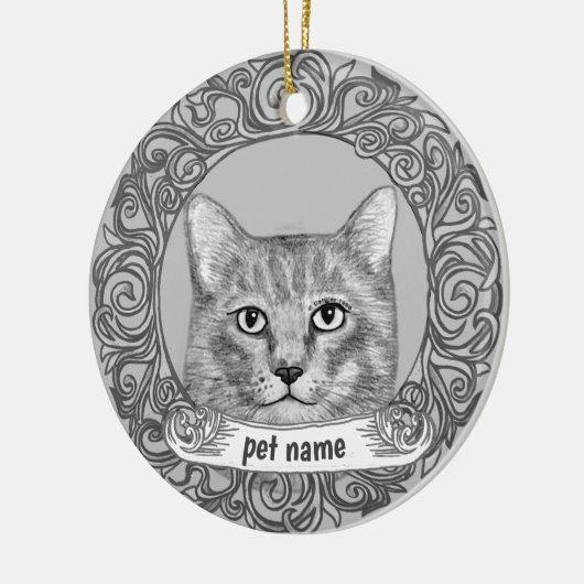 Cat Love Memory Ornament (Links)