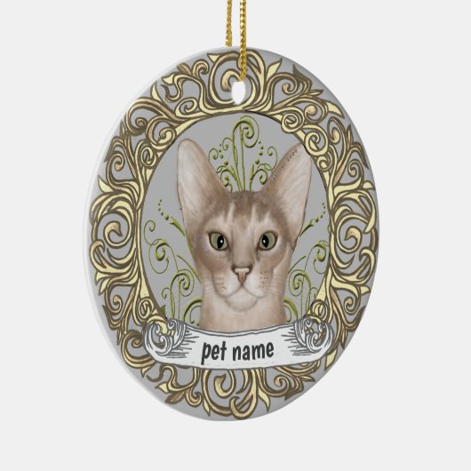 Cat Love Memory Ornament (Rechts)