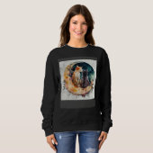 Cat Love Moon Sweatshirt (Vorne ganz)
