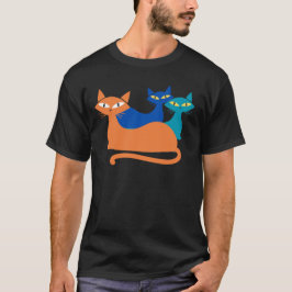Cat Love Quote Minimalist Typography Design T-Shirt