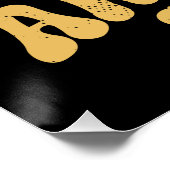 Cat Lover 1976 Birthday Retro 50th Bday Ukulele Poster (Ecke)