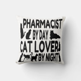 Cat Lover Apothekerin Kissen