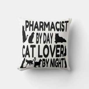 Cat Lover Apothekerin Kissen