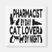 Cat Lover Apothekerin Magnet (Vorne)