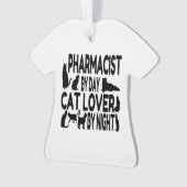 Cat Lover Apothekerin Ornament (Vorderseite)