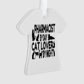 Cat Lover Apothekerin Ornament (Vorderseite)