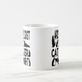 Cat Lover Archäologe Kaffeetasse (Mittel)