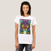 CAT LOVER ART T - SHIRT (Vorne ganz)