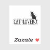 Cat Lover Aufkleber (Blatt)