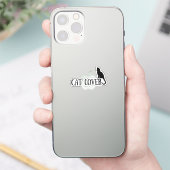 Cat Lover Aufkleber (Telefon)