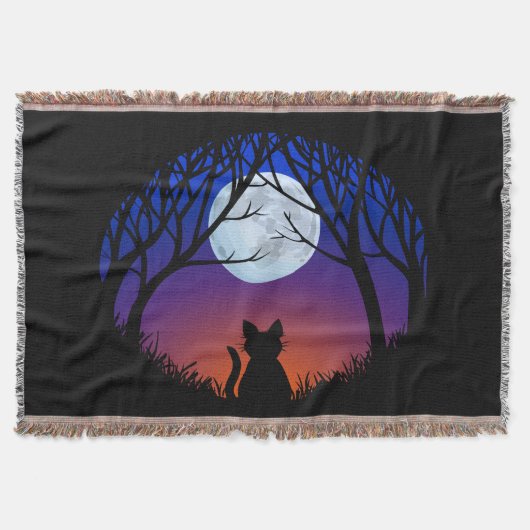 Cat Lover Blanket Le Chat Fat Cat Throw Blanket Decke (Vorderseite)