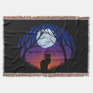Cat Lover Blanket Personalisierte Katzenwurzelschn Decke