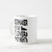 Cat Lover Boilermaker Kaffeetasse (Vorderseite Links)