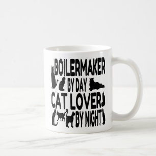 Cat Lover Boilermaker Kaffeetasse