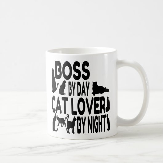 Cat Lover Boss Kaffeetasse (Rechts)