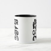 Cat Lover Boxer Tasse (Zentrum)