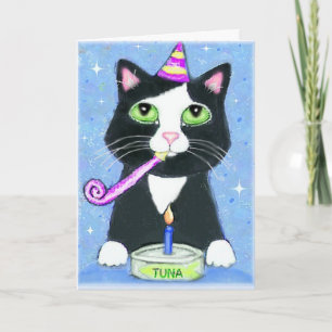 Cat Lover Boys Geburtstagskarte Karte