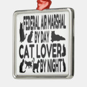 Cat Lover Bundesstaatlich Air Marshal Ornament Aus Metall (Links)