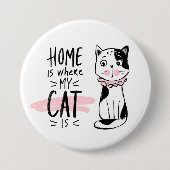 Cat Lover Button (Vorderseite)