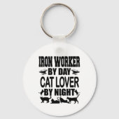 Cat Lover by Night Schlüsselanhänger (Rückseite)