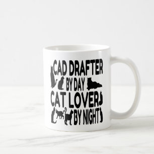 Cat Lover CAD Drafter Kaffeetasse