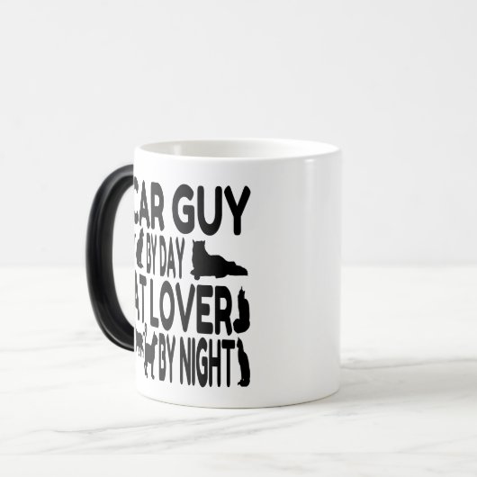 Cat Lover Car Typ Verwandlungstasse (Vorderseite Links)