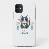 Cat Lover Case-Mate iPhone Hülle (Rückseite)