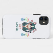 Cat Lover Case-Mate iPhone Hülle (Rückseite (Horizontal))