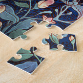 Cat Lover Cat and Magnolia Blume Puzzle (Seite)