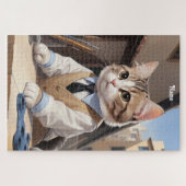 Cat Lover, Cat Architect Puzzle (Horizontal)