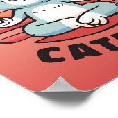 Cat Lover Cataste Yoga Cat Poster (Ecke)