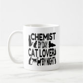 Cat Lover Chemist Kaffeetasse (Links)