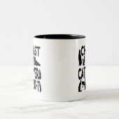 Cat Lover Chemist Zweifarbige Tasse (Mittel)