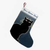 Cat Lover Christmas Strumpf Individueller Strumpf Kleiner Weihnachtsstrumpf (Vorderansicht (hängend))