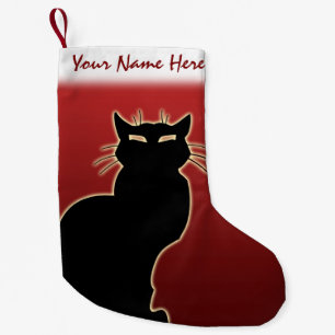 Cat Lover Christmas Strumpf Individueller Strumpf Kleiner Weihnachtsstrumpf