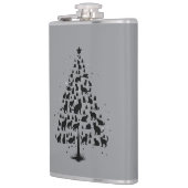 Cat Lover Christmas Tree 1 Flachmann (Links)
