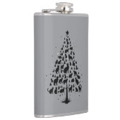 Cat Lover Christmas Tree 1 Flachmann (Rechts)