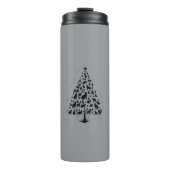 Cat Lover Christmas Tree 1 Thermosbecher (Vorderseite)