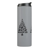 Cat Lover Christmas Tree 1 Thermosbecher (Nach links gedreht)