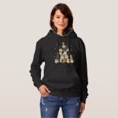 Cat Lover Christmas Tree Cat Lover Xmas Tree Hoodie (Vorne ganz)