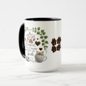 Cat Lover Combo Tasse - 15 oz Warm Comfort Kaffee (Vorderseite Links)