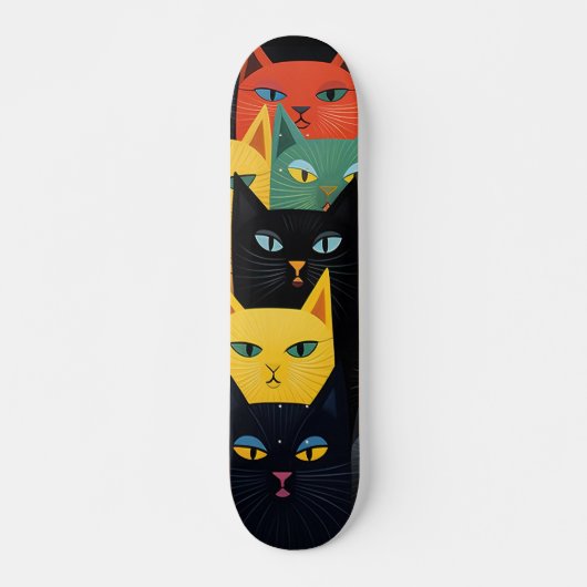 CAT LOVER COOL SKATEBOARD (Vorne)