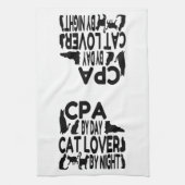 Cat Lover CPA Handtuch (Vertikal)