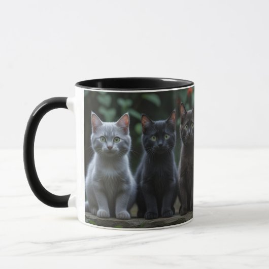 Cat Lover Cup - dunkel Tasse (Links)