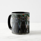 Cat Lover Cup - dunkel Tasse (Vorderseite Links)