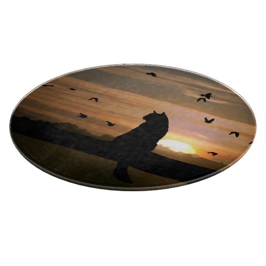 Cat Lover Cutting Board Schneidebrett (Ecke)