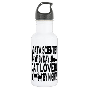 Cat Lover Data Scientist Trinkflasche
